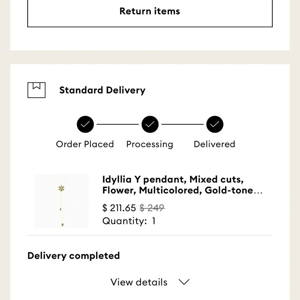 Swarovski Idyllia Y Pendant Mixed Cuts Green Multicolor Slider Necklace - Picture 11 of 12